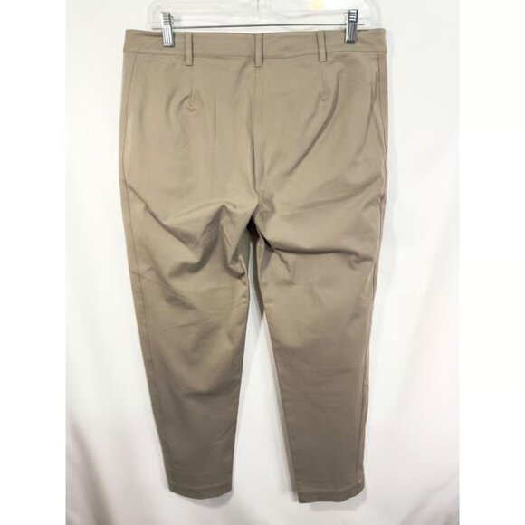 Eileen Fisher Medium Pants Ankle Cropped Organic Cotton Blend Stretch - Picture 2 of 3